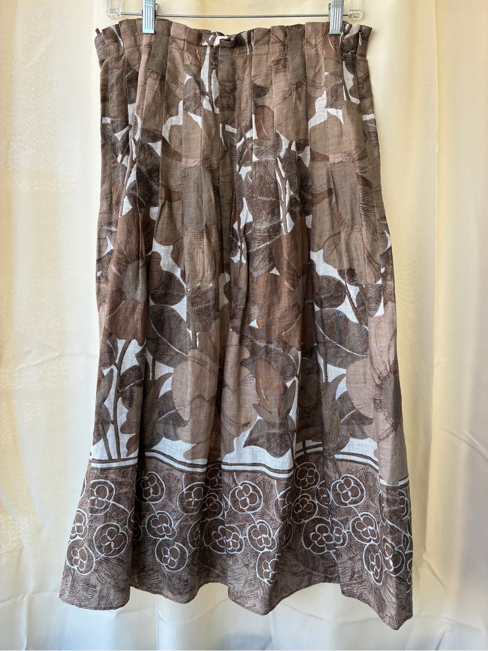 MaxMara 100% linen Maxi Skirt Size 6